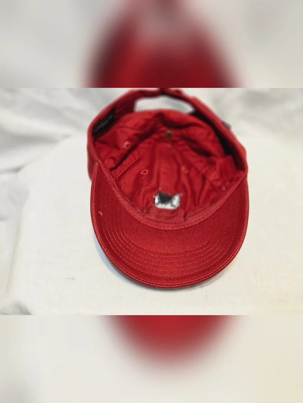 Boston University Terriers Legacy Adjustable Embroidered Logo Baseball Cap Red